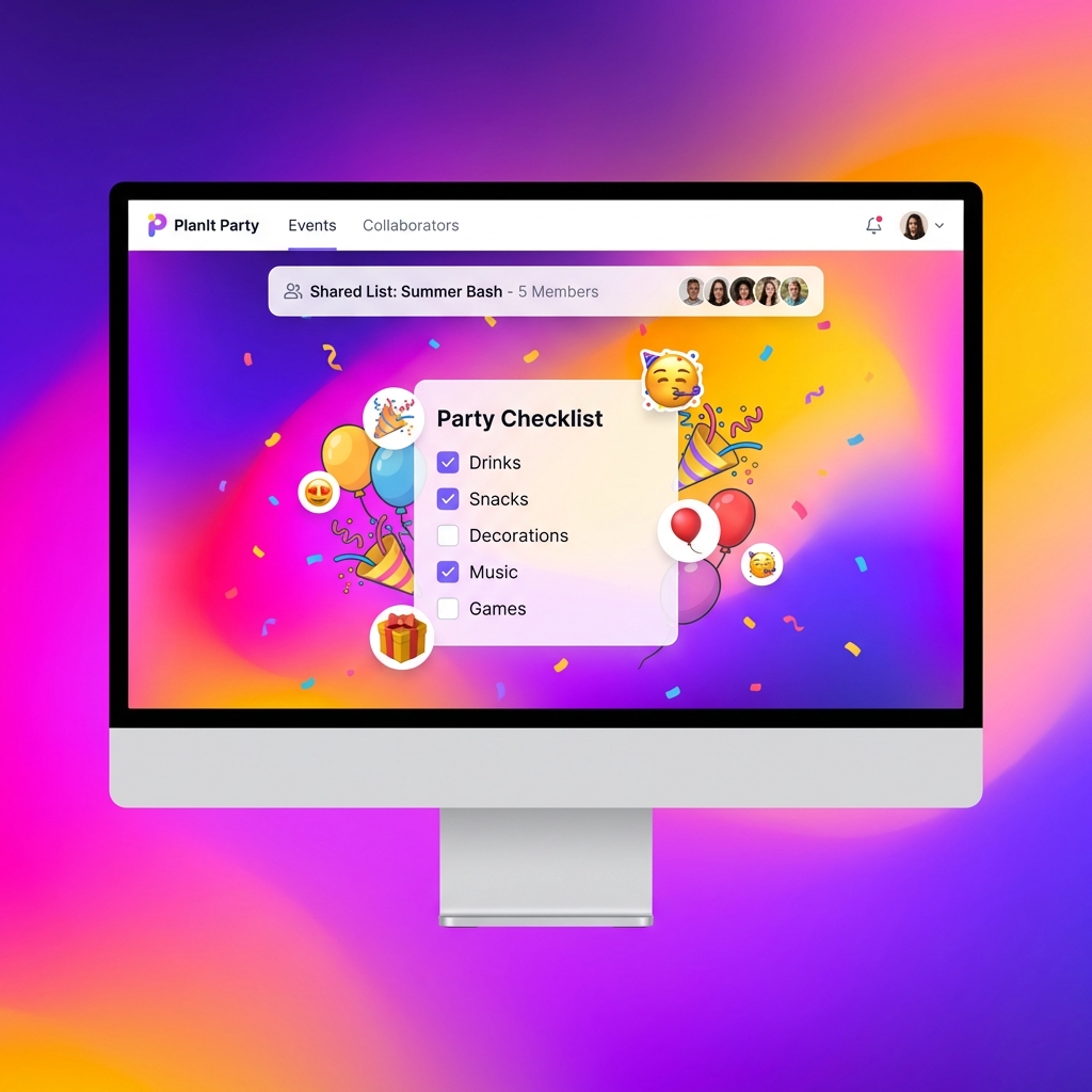 Party Items - Collaborative Party Planning